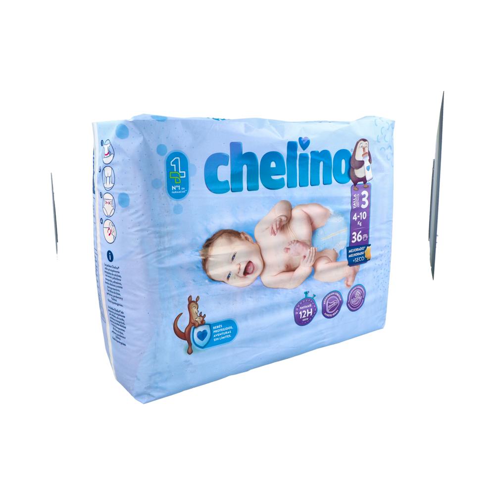 Chelino Fashion & Love Pañales Talla 3 (4-10 kg) 36 Unidades