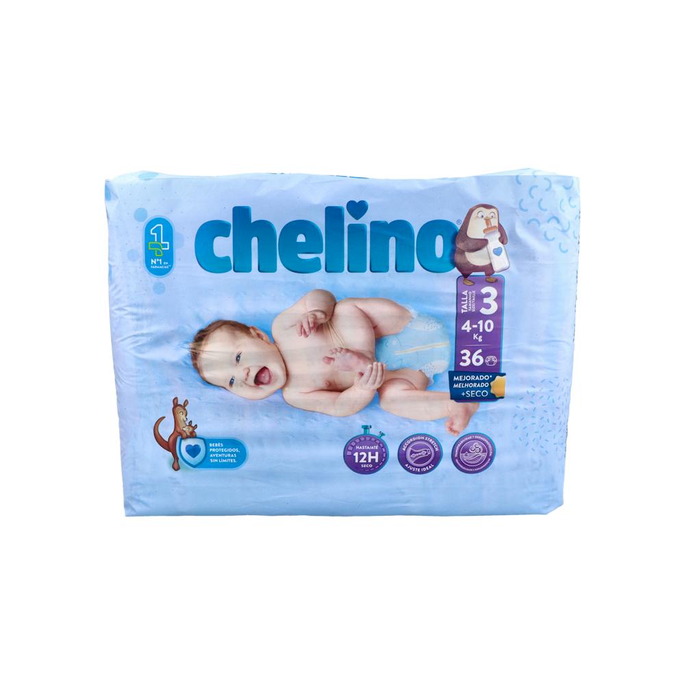 Chelino Fashion & Love Pañales Talla 3 (4-10 kg) 36 Unidades