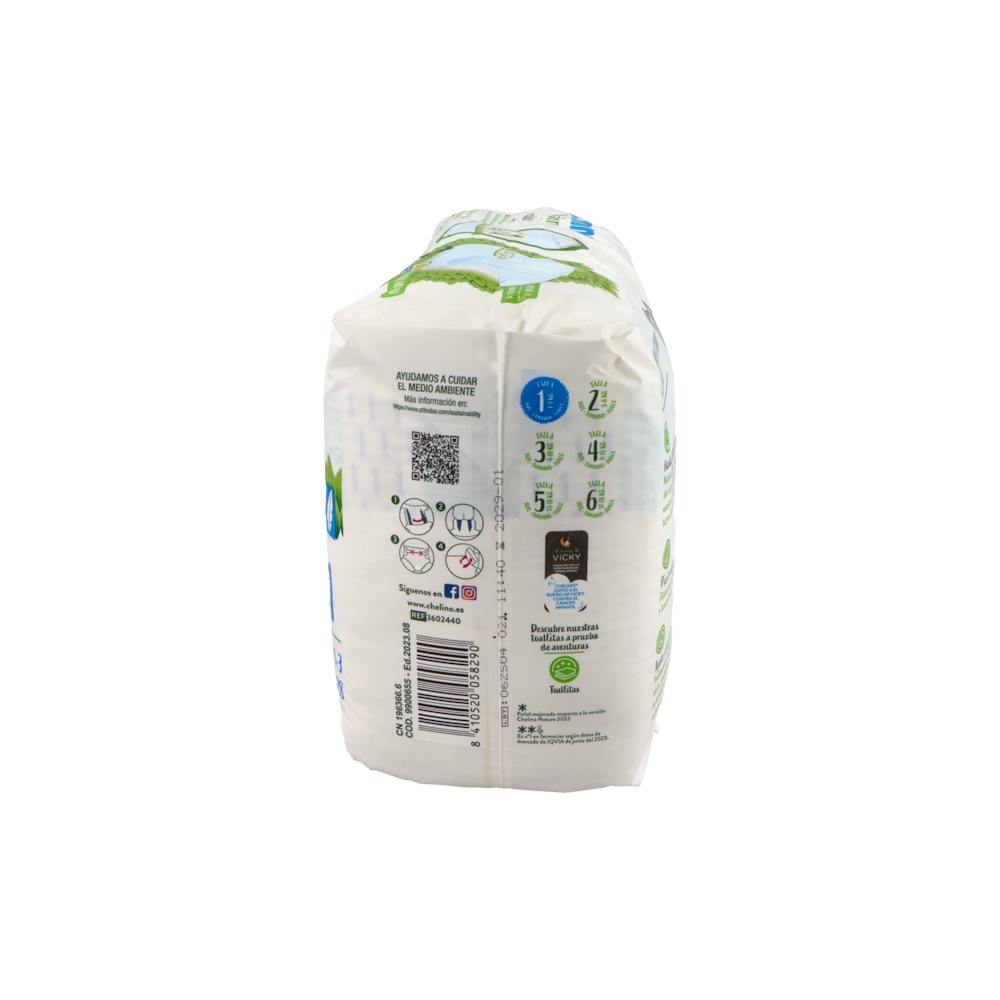 Chelino Nature Pañales Ecológicos Talla 1 Recién Nacido