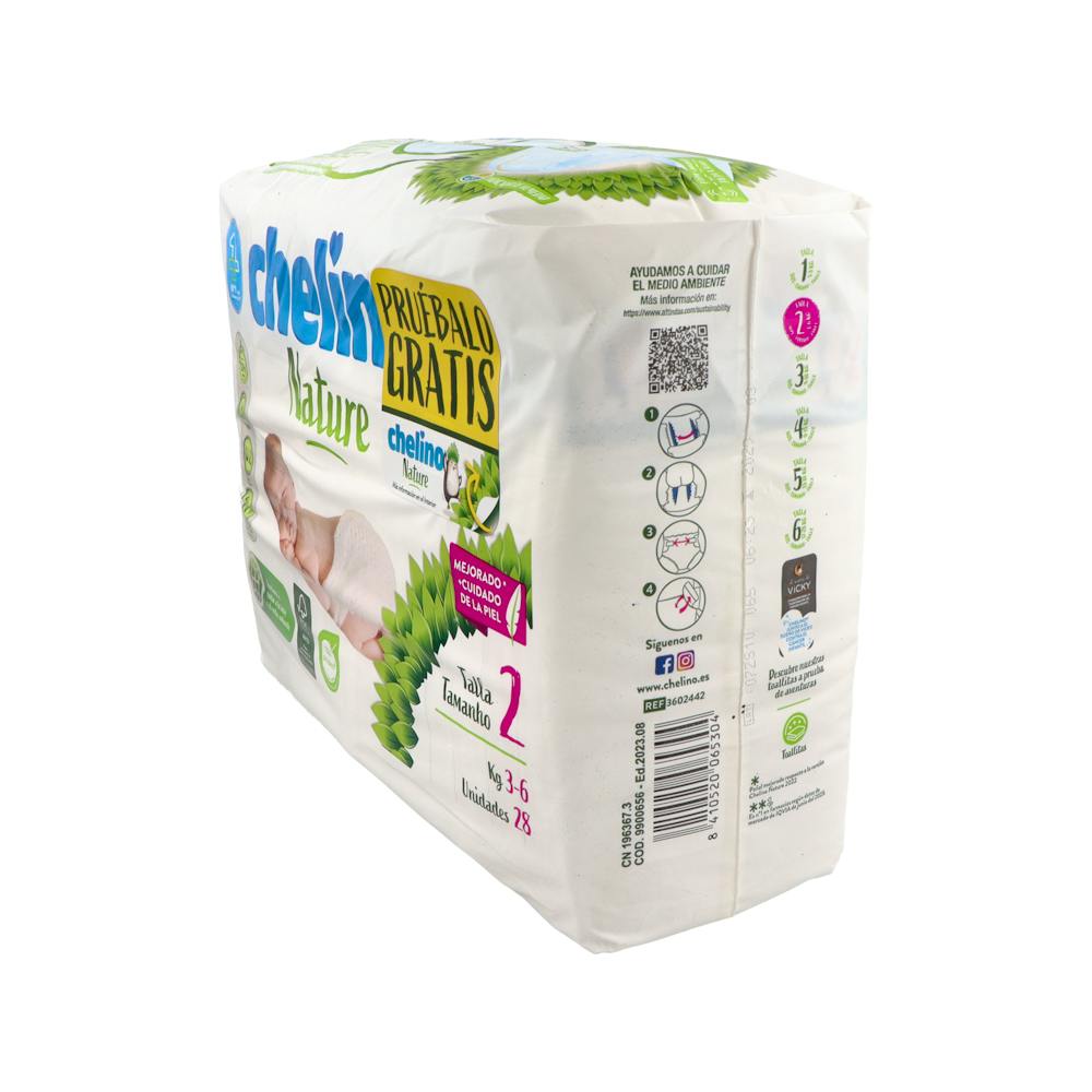 Chelino Nature Pañales Ecológicos Talla 2