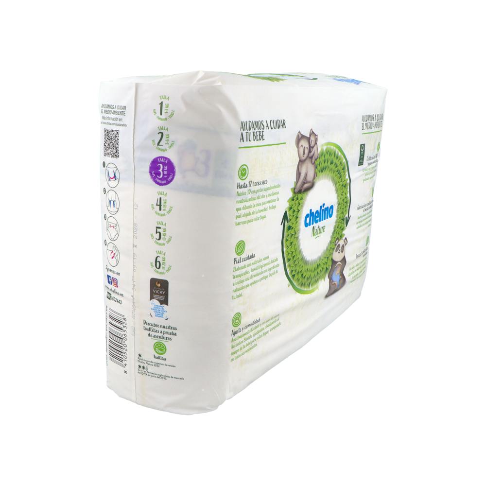 Chelino Nature Pañales Ecológicos Talla 3