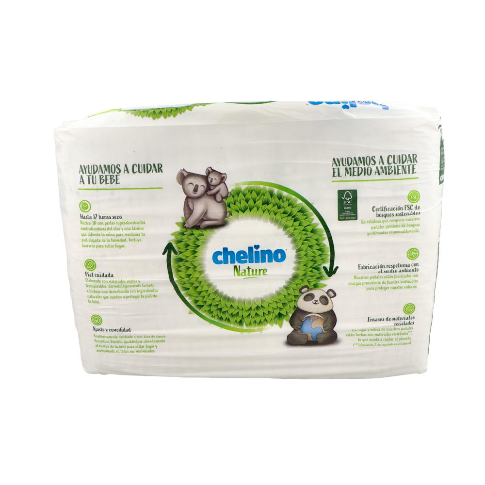 Chelino Nature Pañales Ecológicos Talla 4