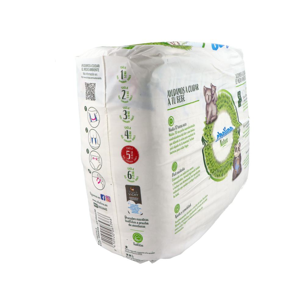 Chelino Nature Pañales Ecológicos Talla 5