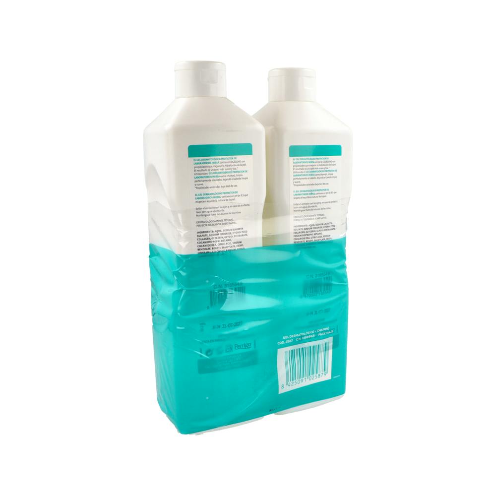 Inibsa Pack Gel Dermatológico 2 x 1000 ml + Champú 200 ml