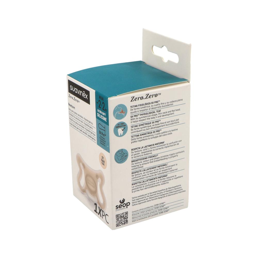 Suavinex SX Pro Zero Zero Chupete Fisiológico -2 a 2 Meses