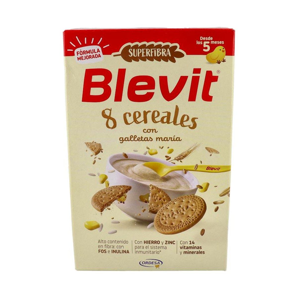 Blevit Superfibra 8 Cereales con Galleta Papilla 500 g