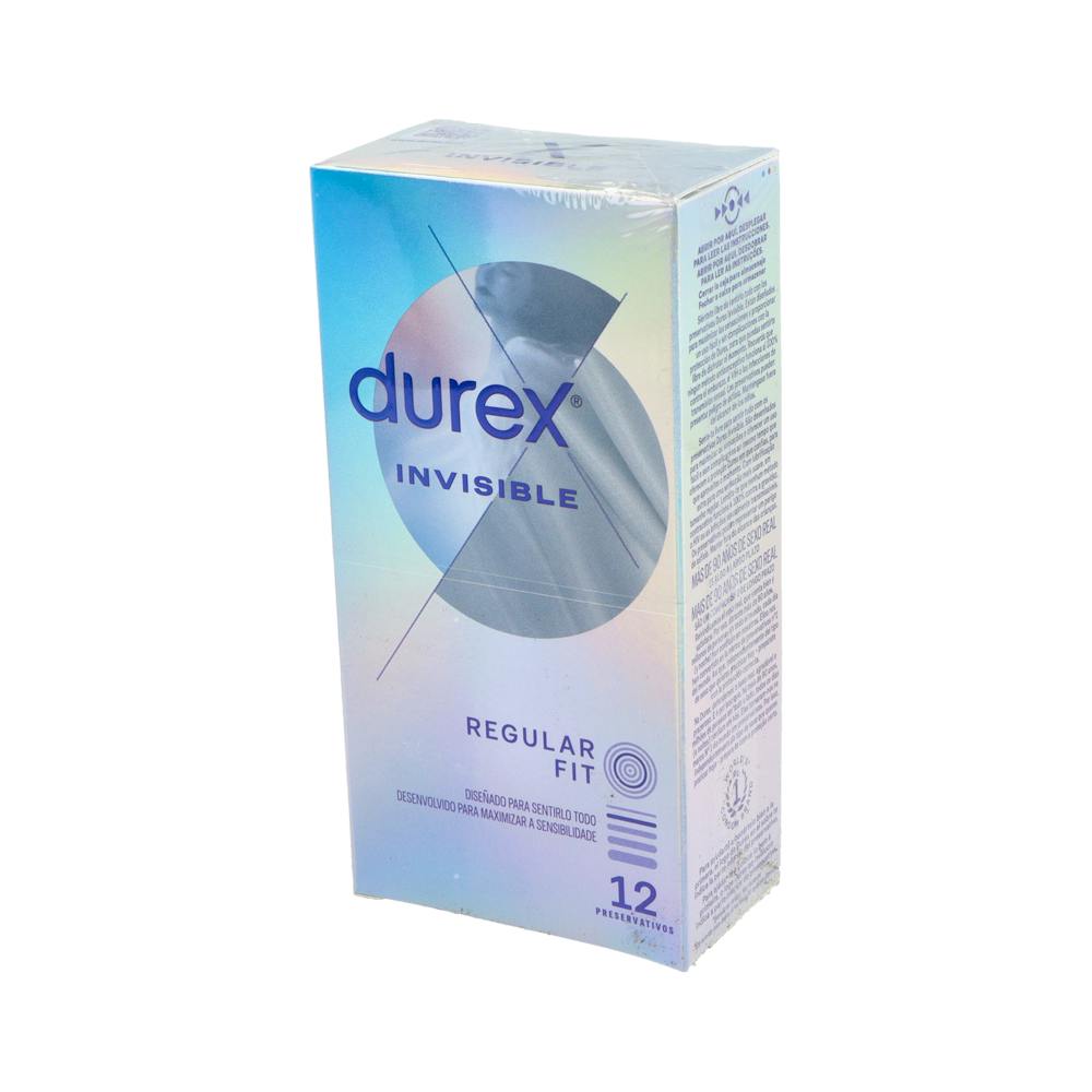 Durex Invisible Extra Fino Extra Sensitivo Preservativos 12 Unidades