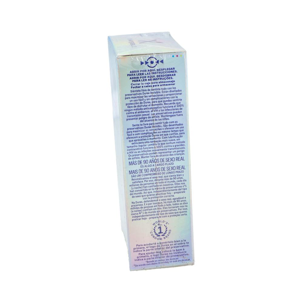 Durex Invisible Extra Fino Extra Sensitivo Preservativos 12 Unidades