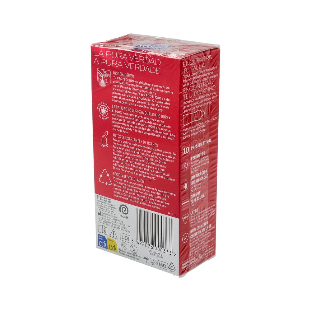 Durex Sensitivo Slim Fit Preservativos 10 Unidades