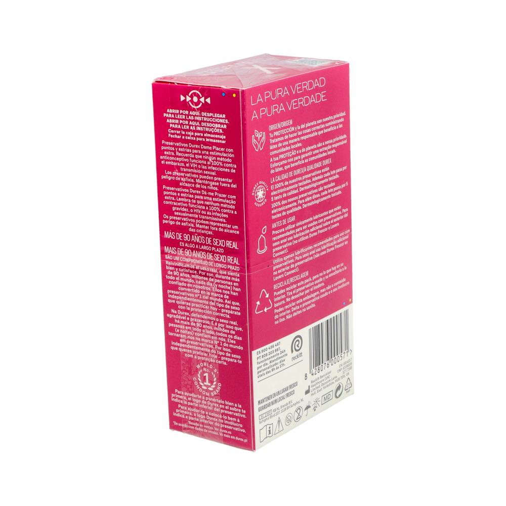 Durex Dame Placer Preservativos 12 Unidades
