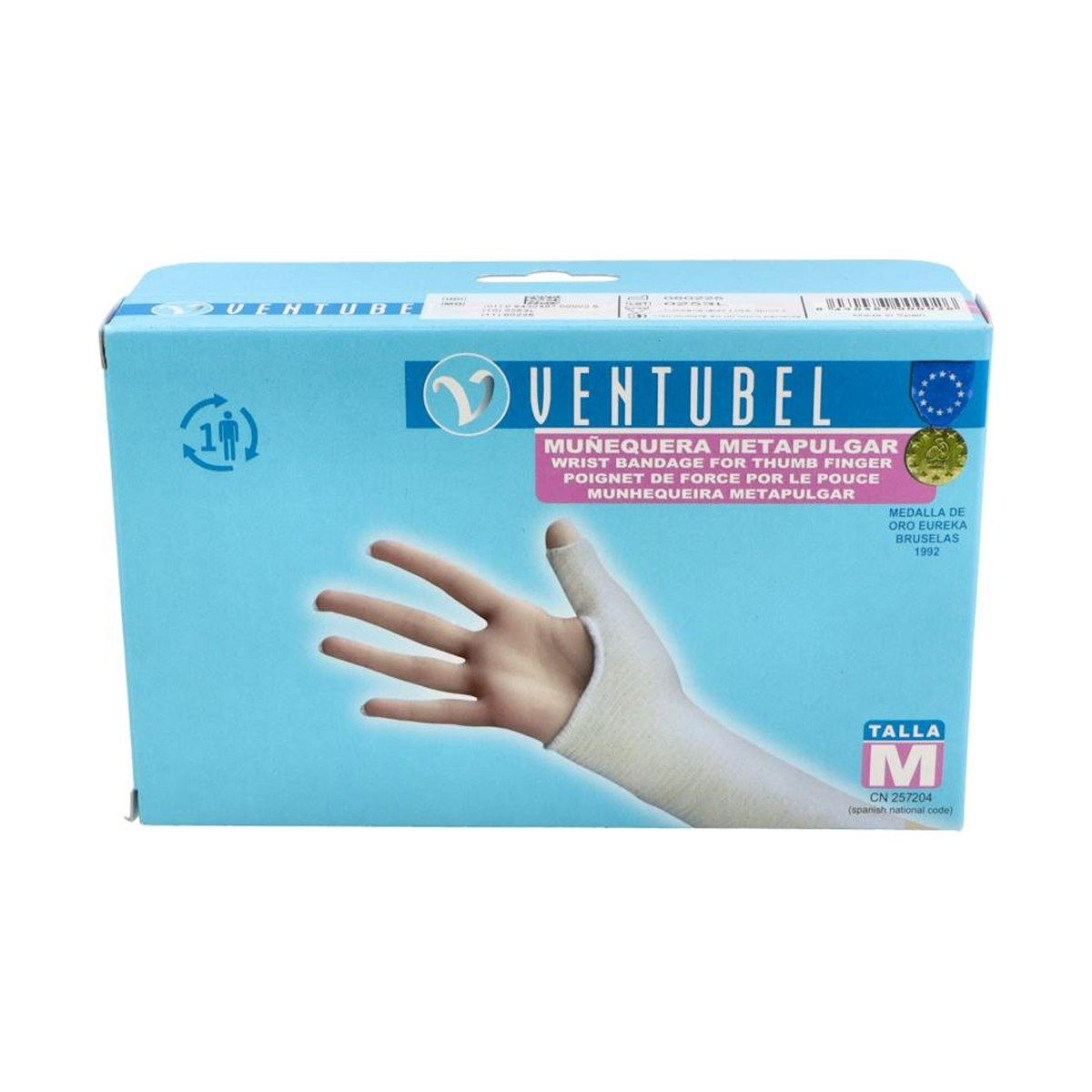 Ventubel Muñequera Metapulgar Talla Mediana