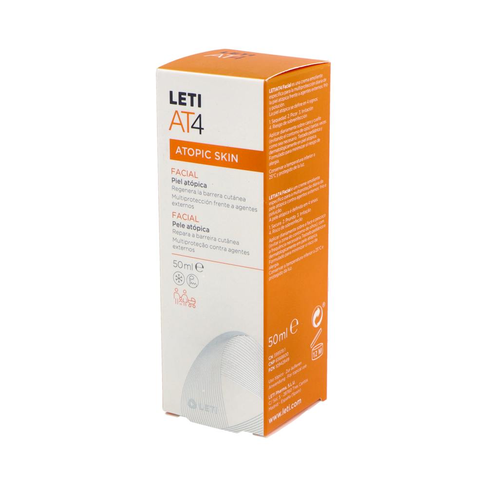 Leti AT4 Crema Facial Piel Seca 50 ml