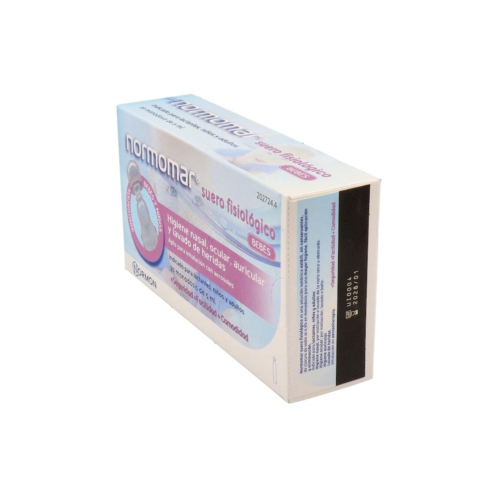 Normomar Suero Fisiológico Bebé 30 Ampollas 5 ml