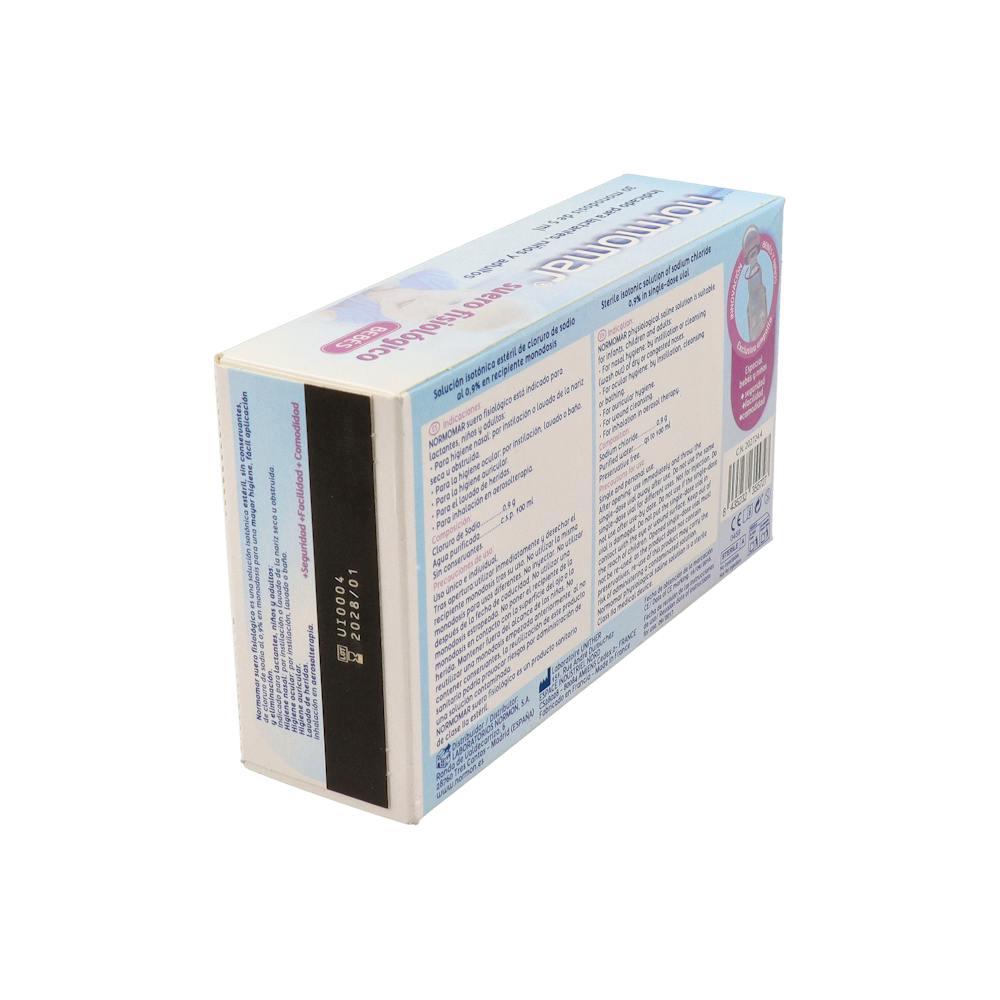 Normomar Suero Fisiológico Bebé 30 Ampollas 5 ml