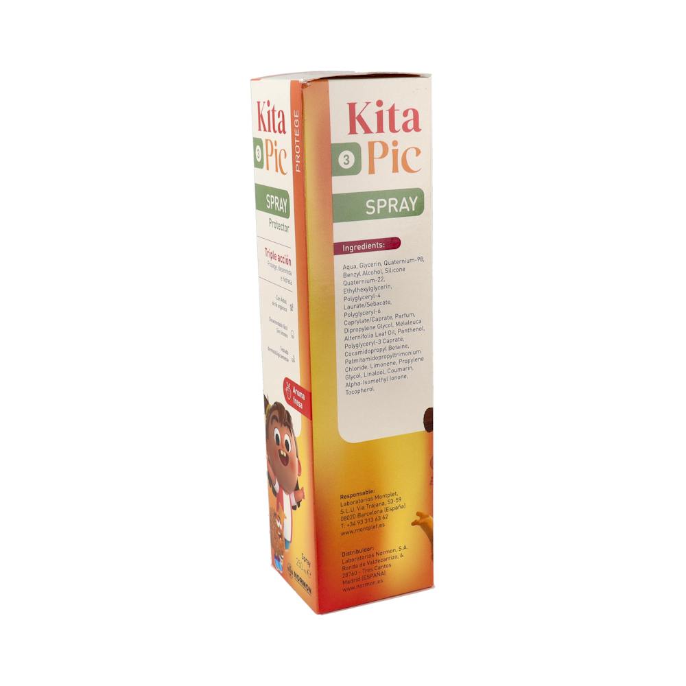 Kitapic Spray Repelente Piojos Aroma Fresa 250 ml