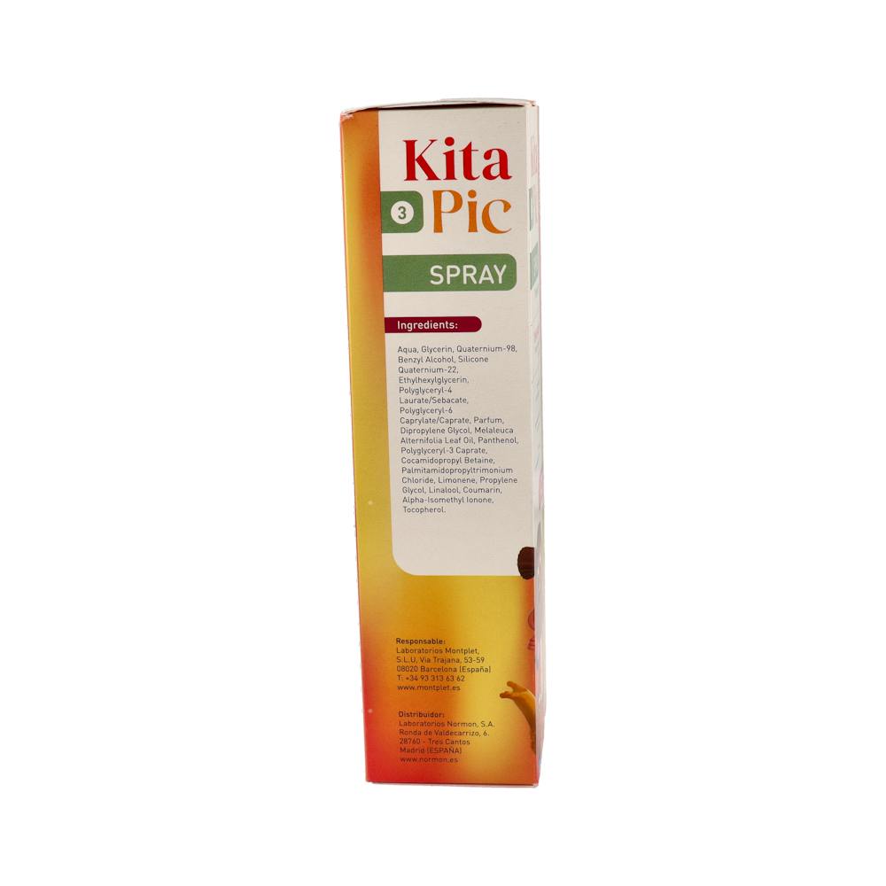 Kitapic Spray Repelente Piojos Aroma Fresa 250 ml
