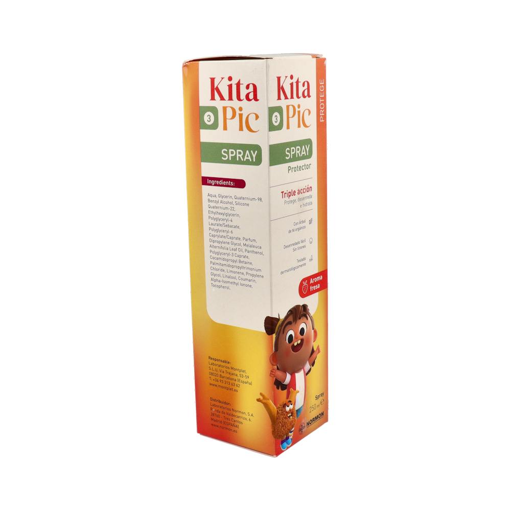Kitapic Spray Repelente Piojos Aroma Fresa 250 ml