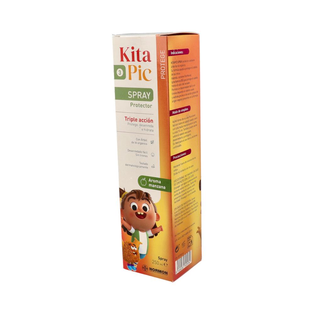 Kitapic Spray Repelente Piojos Aroma Manzana 250 ml
