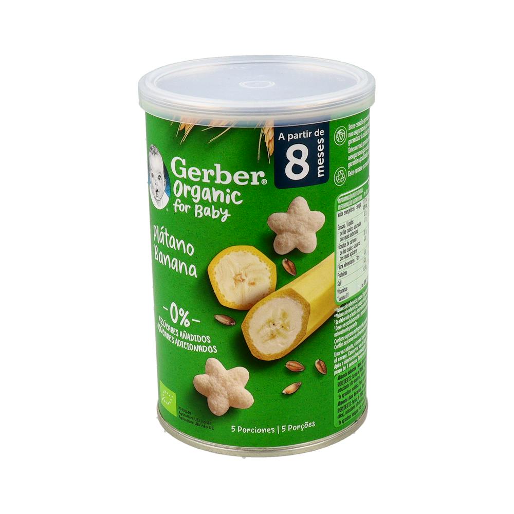 Gerber Organic Puffs Cereales con Plátano 35 g