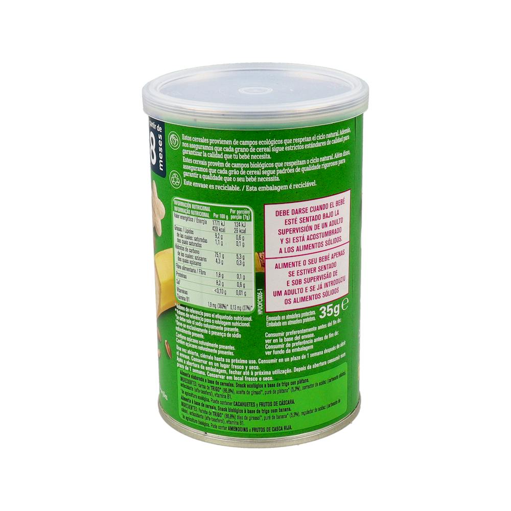 Gerber Organic Puffs Cereales con Plátano 35 g
