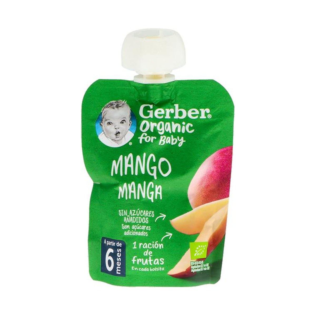Gerber Organic Pouch Mango 90 g