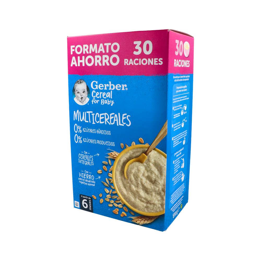Gerber Multicereales 0 % Azúcares Añadidos Papilla 510 g