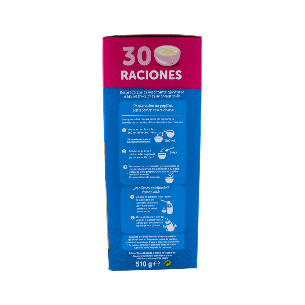 Gerber Multicereales 0 % Azúcares Añadidos Papilla 510 g