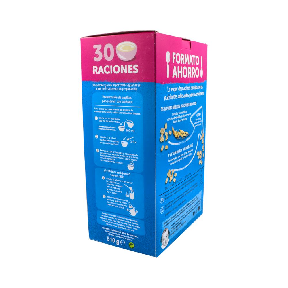 Gerber Multicereales 0 % Azúcares Añadidos Papilla 510 g