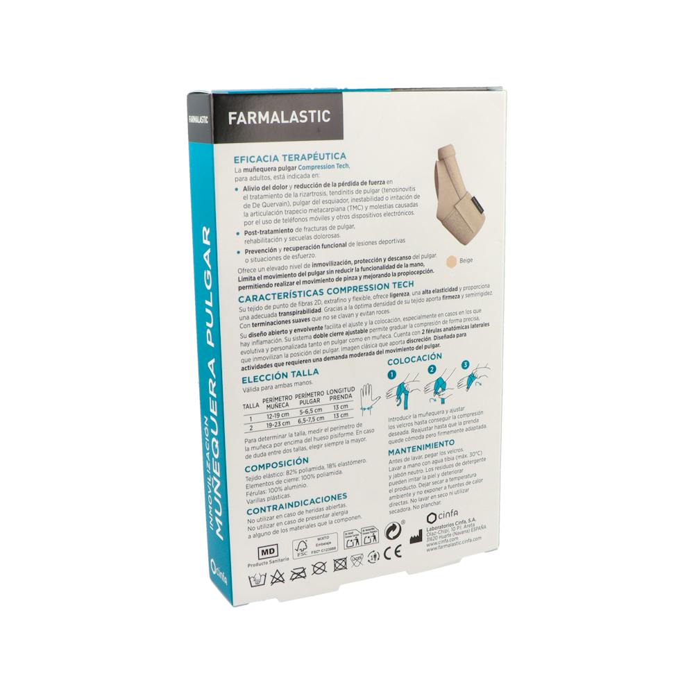 Farmalastic Innova Muñequera Metapulgar Talla 1