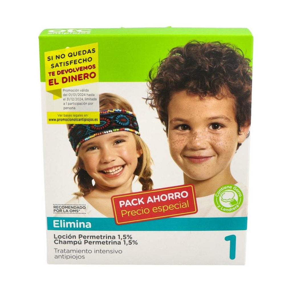OTC Antipiojos Pack Permetrina 1,5 % Loción y Champú