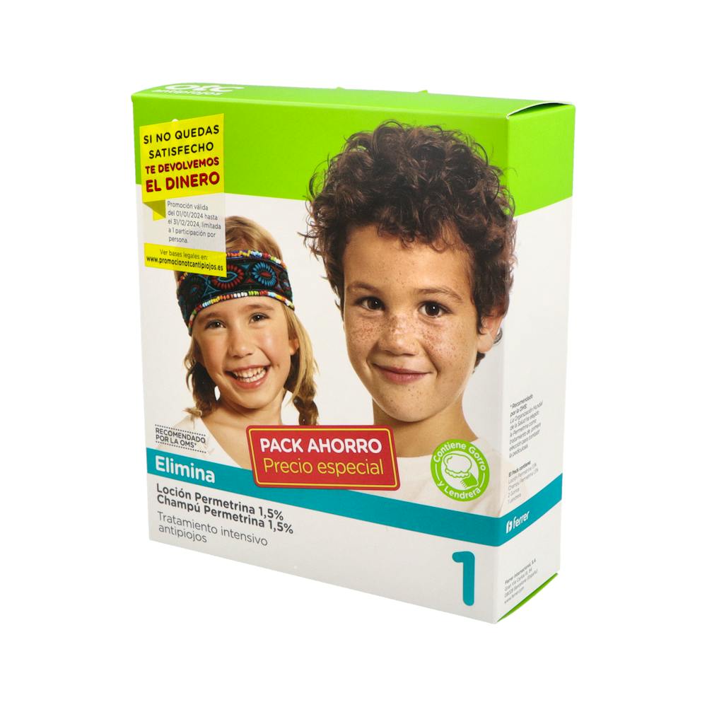 OTC Antipiojos Pack Permetrina 1,5 % Loción y Champú