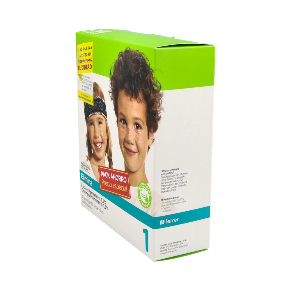 OTC Antipiojos Pack Permetrina 1,5 % Loción y Champú