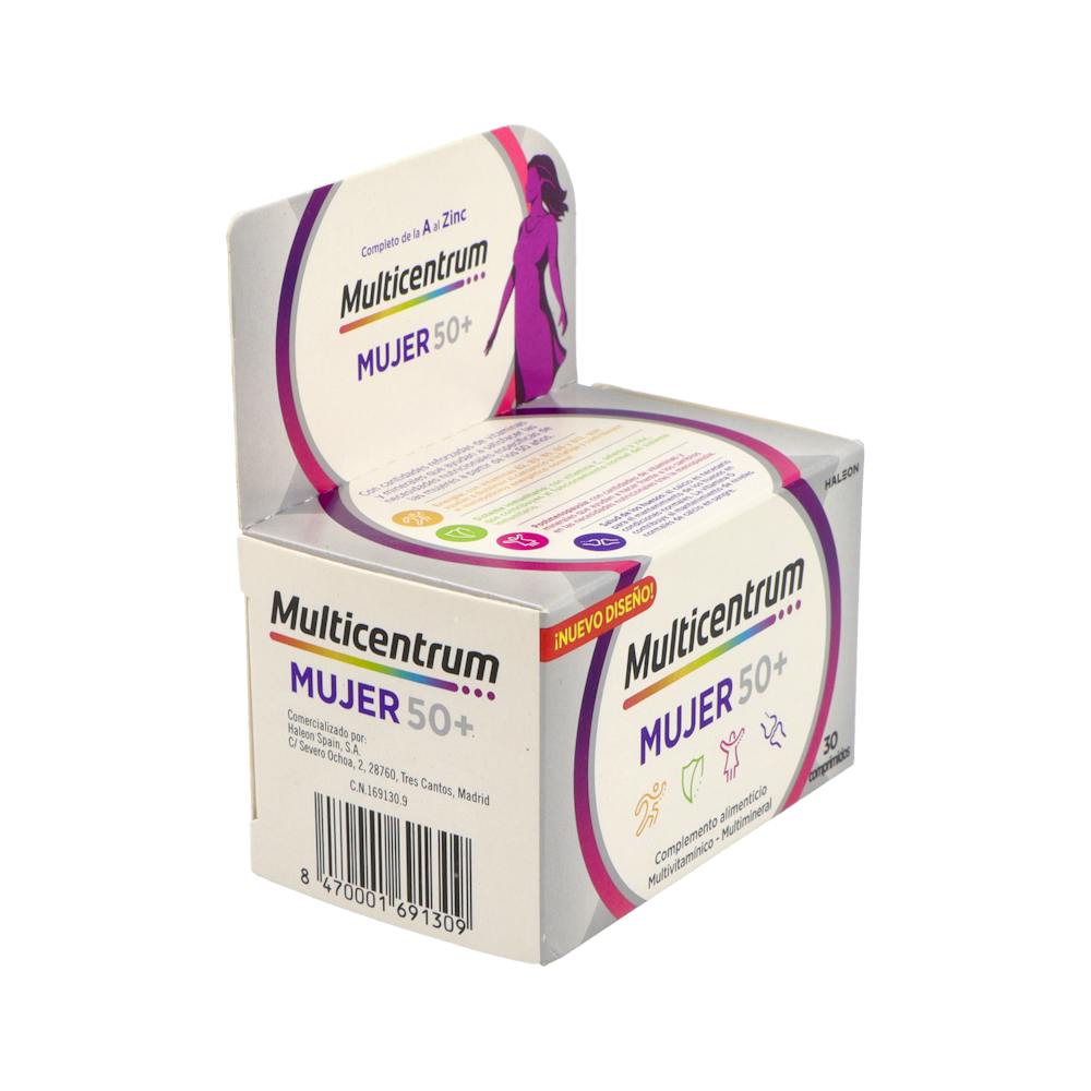 Multicentrum Mujer 50+ Multivitamínico 30 Comprimidos