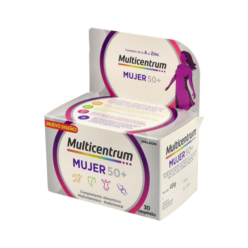 Multicentrum Mujer 50+ Multivitamínico 30 Comprimidos