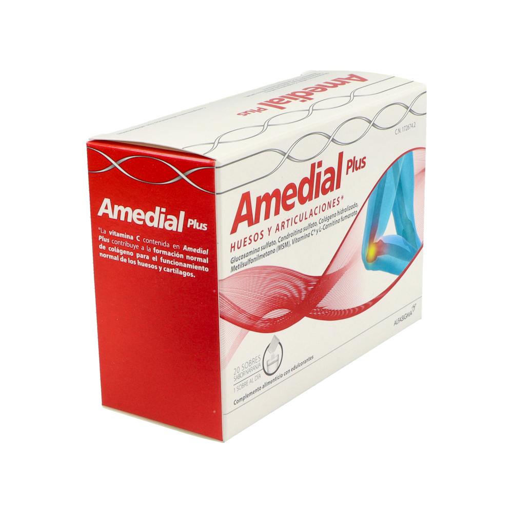 Amedial Plus Colágeno Articulaciones Sabor Naranja 20 Sobres