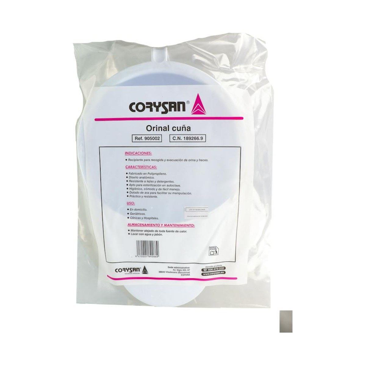 Corysan Orinal Cuña Anatómico