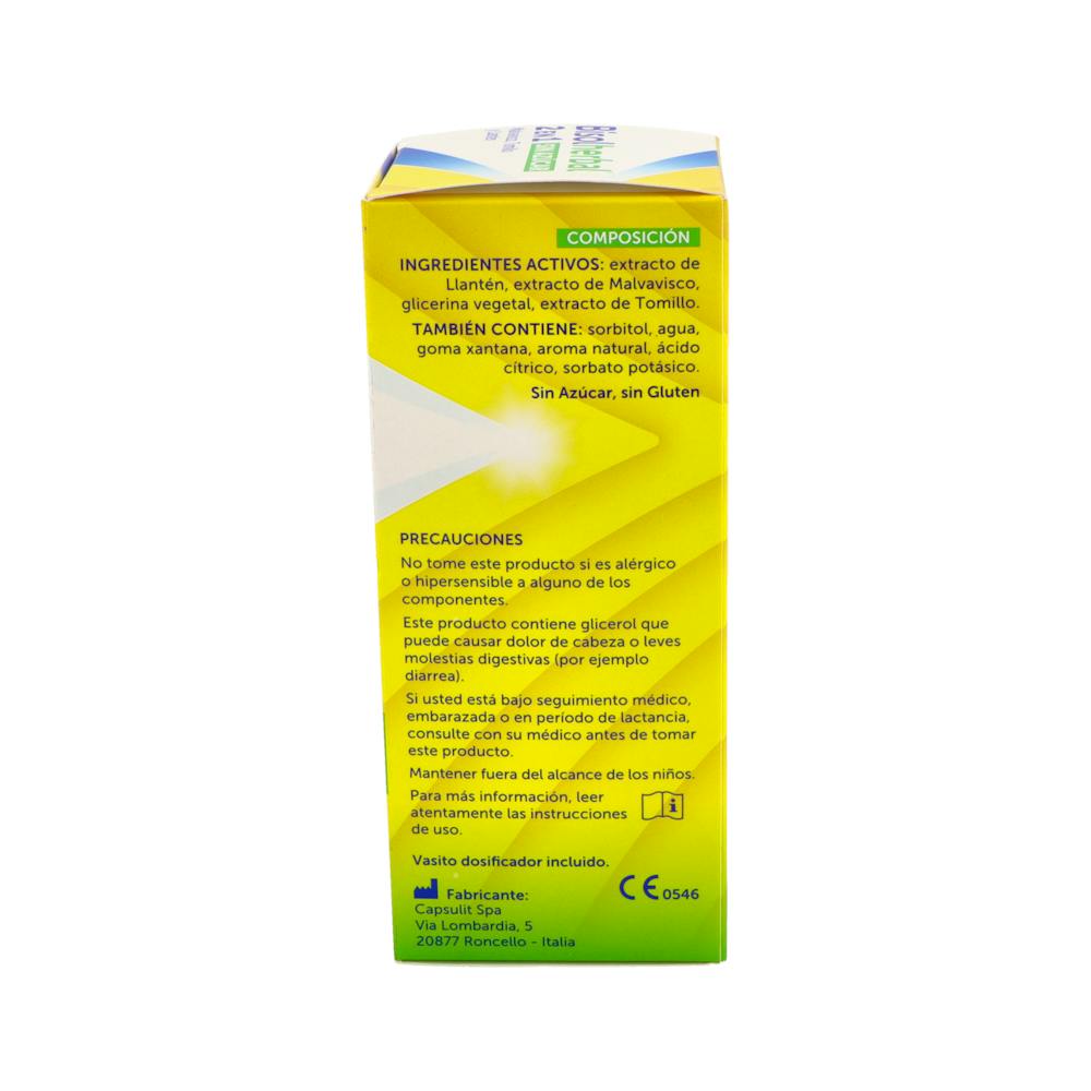 Bisolherbal 2 en 1 Jarabe Tos Malvavisco, Tomillo y Llantén 120 ml