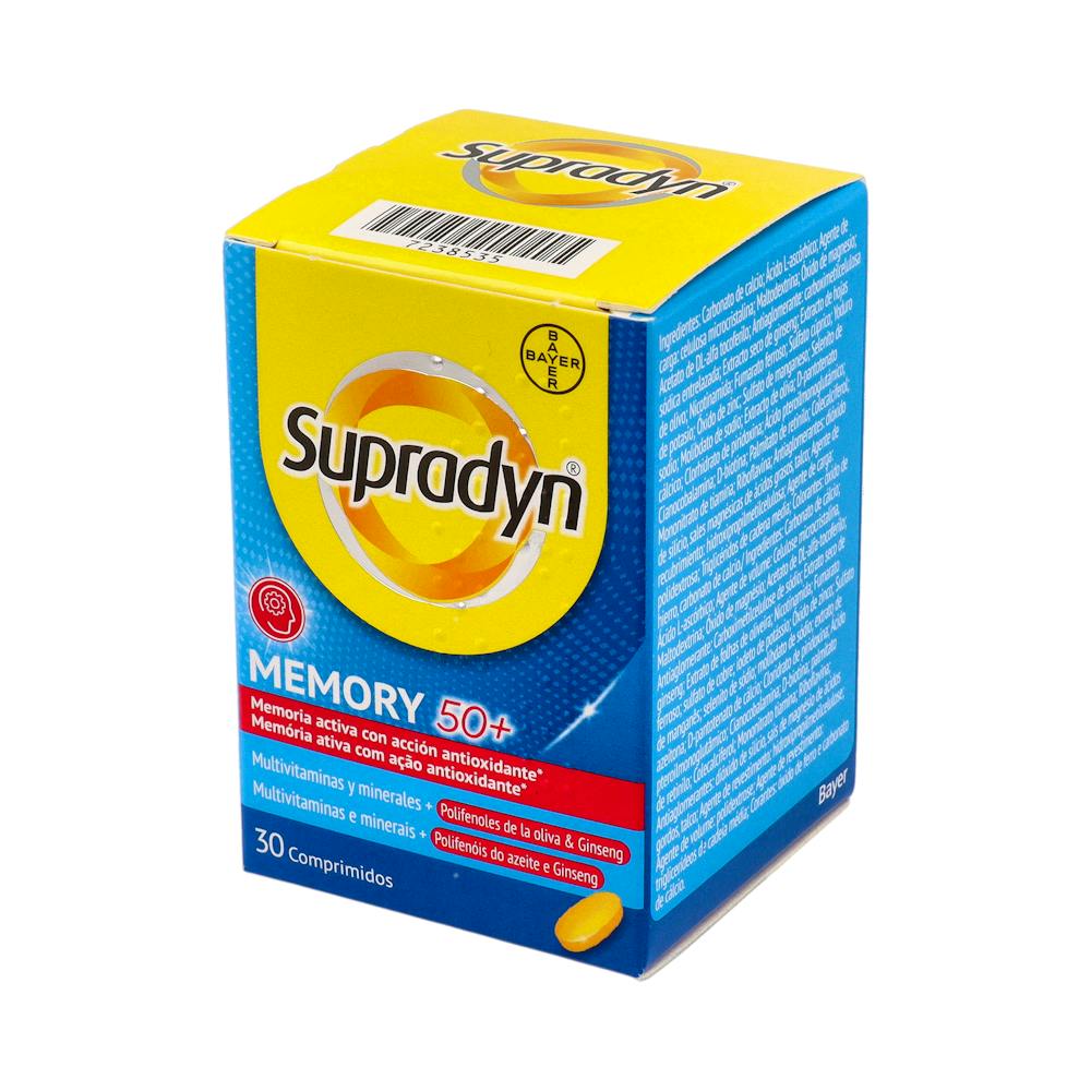 Supradyn 50+ con Ginkgo 30 Comprimidos