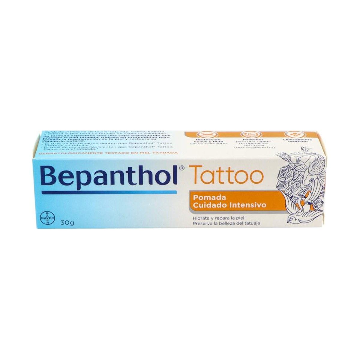 Bepanthol Tattoo Pomada Cuidado del Tatuaje 30 g