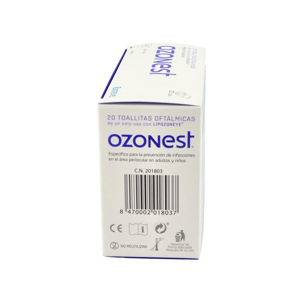Ozonest Toallitas Oftálmicas 20 Unidades
