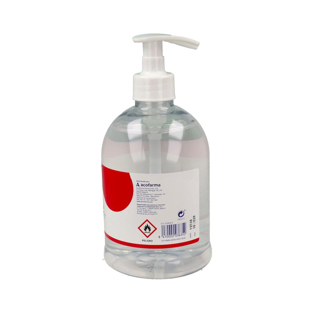 Acofar Gel Hidroalcohólico 85 % 500 ml