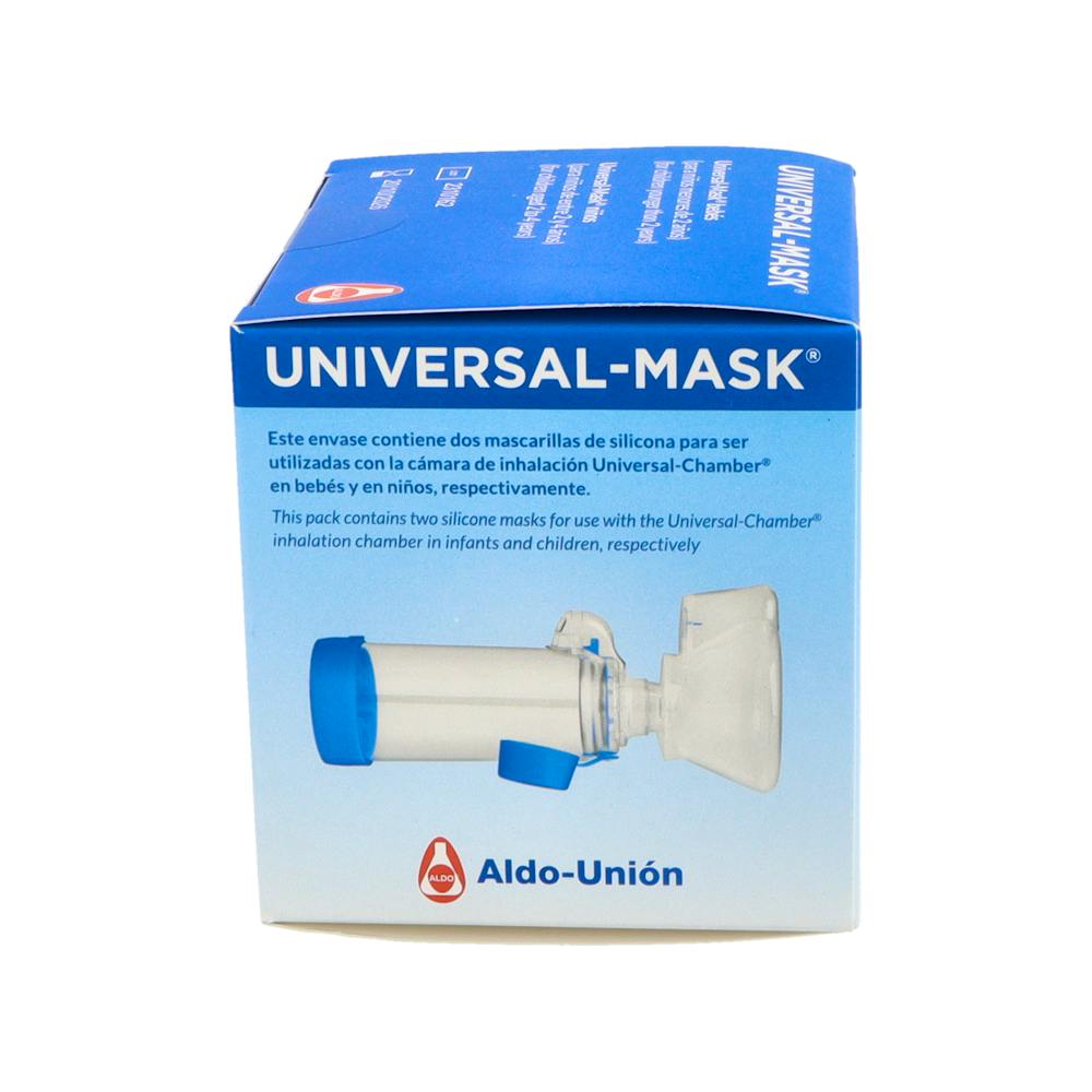 Universal Mask Mascarilla para Cámara de Inhalación Bebés y Niños 2 Unidades