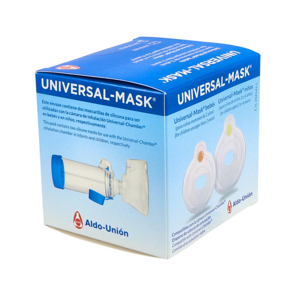 Universal Mask Mascarilla para Cámara de Inhalación Bebés y Niños 2 Unidades