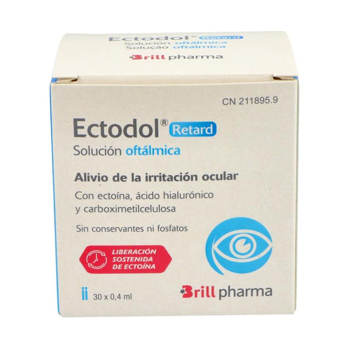 Ectodol Retard Solución Oftálmica 30 Monodosis 0,4 ml