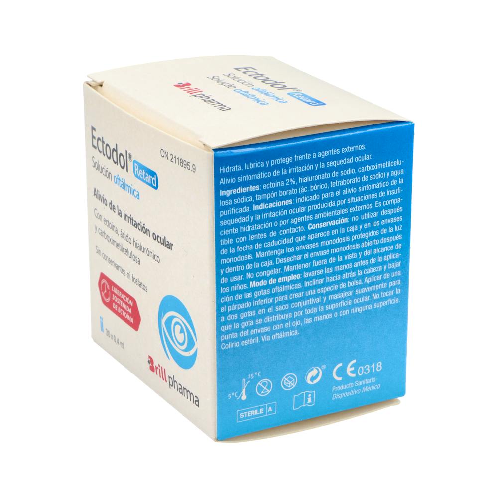 Ectodol Retard Solución Oftálmica 30 Monodosis 0,4 ml