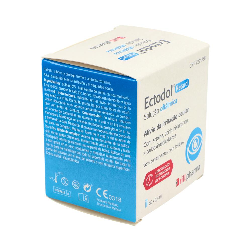 Ectodol Retard Solución Oftálmica 30 Monodosis 0,4 ml