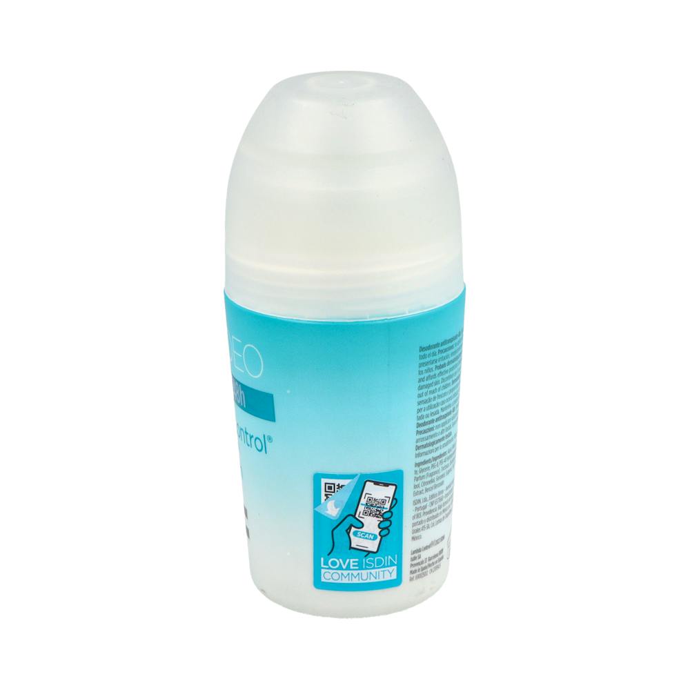 ISDIN Deo Invisible 48H Desodorante Antitranspirante Roll-on 50 ml