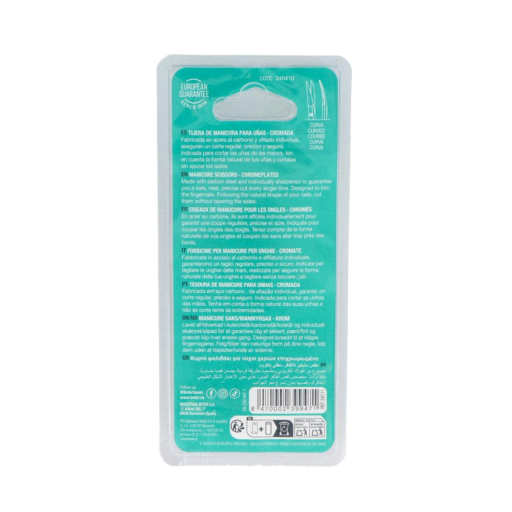 Beter Tijera de Manicura Uñas Curva 9,2 cm