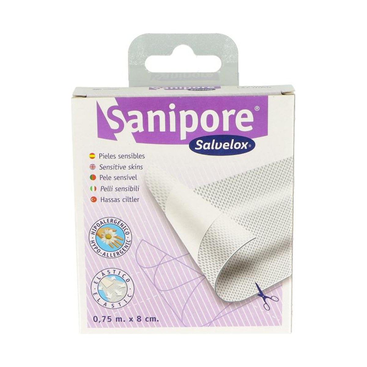 Saniporeband Esparadrapo Tejido sin Tejer Elástico
