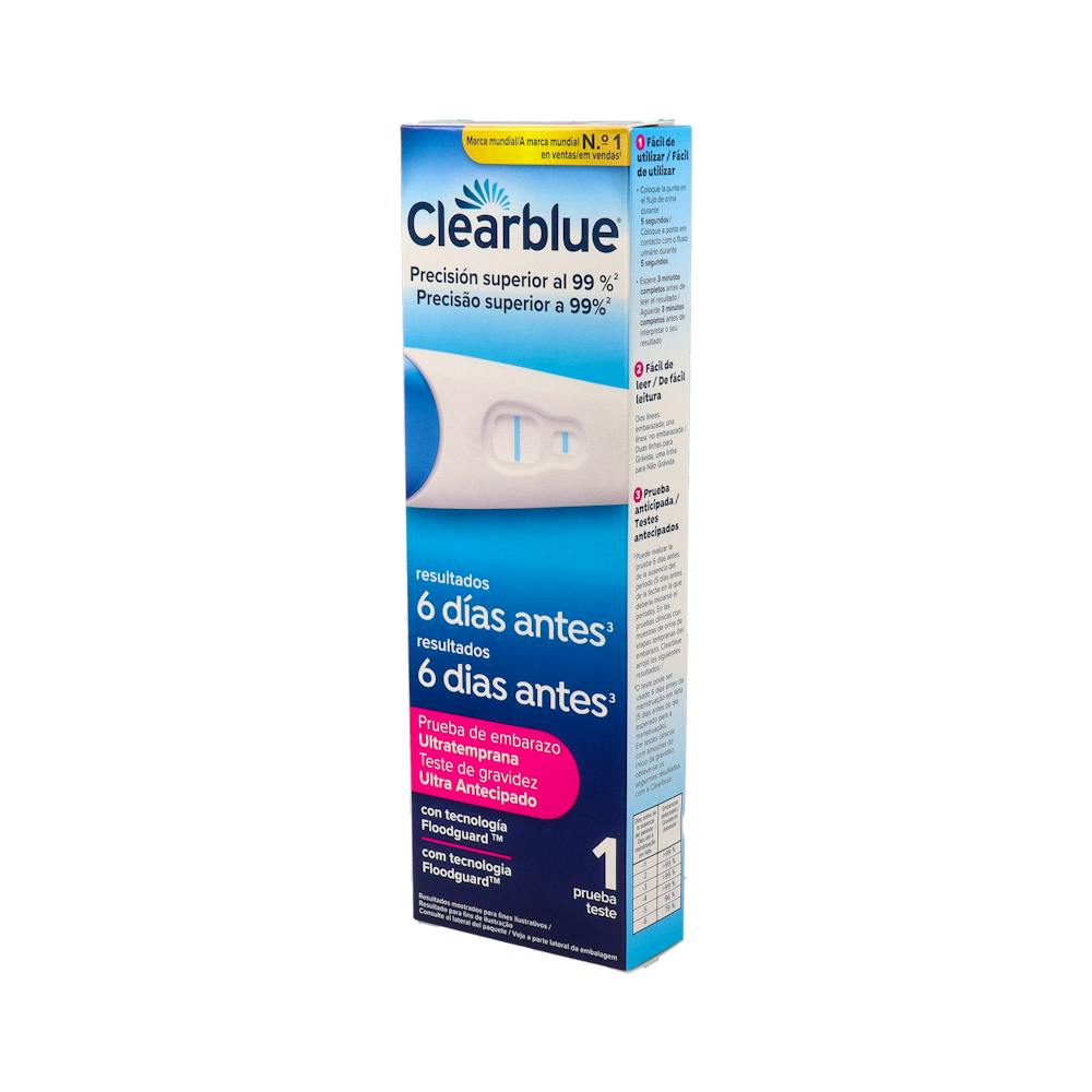 Clearblue Test de Embarazo Detección Temprana 1 Prueba